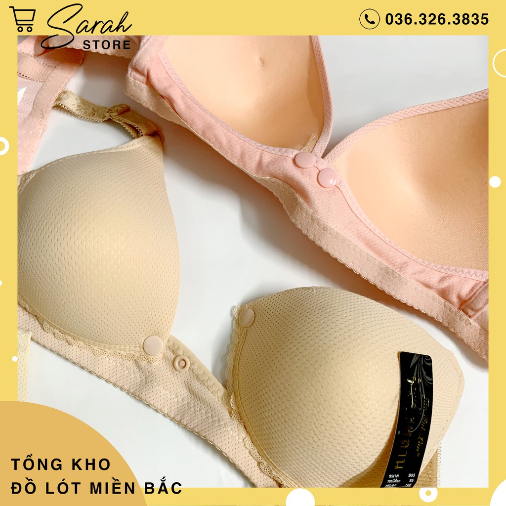 [Có video Áo lót mở cúc cho con bú Thông hơi Hàng xuất Thái cao cấp 131