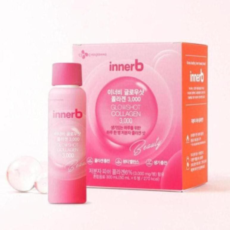 [Date 05/2021] NƯỚC UỐNG COLLAGEN HÀN QUỐC 3000mg Collagen đậm đặc Innerb Glowshot