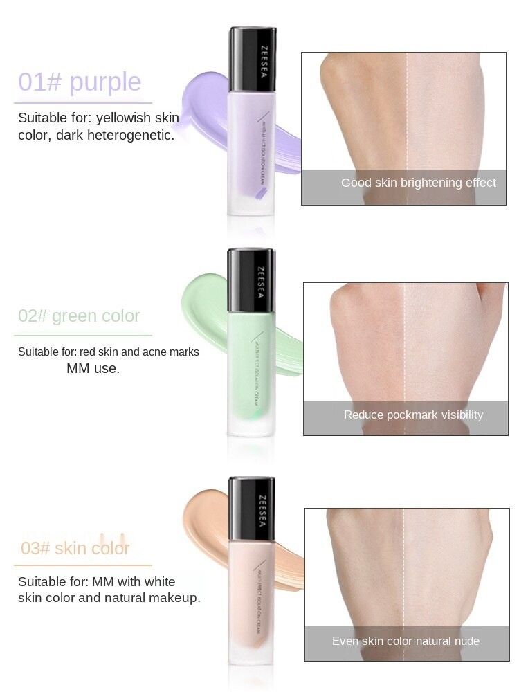 (Hàng Mới Về) Kem nền ZEESEA Trang Điểm Dưỡng Ẩm Kiểm Soát Dầu Che Khuyết Điểm Tiện Dụng Phấn phủ phấn nước chăm sóc da mĩ phẩm nội địa trung | BigBuy360 - bigbuy360.vn