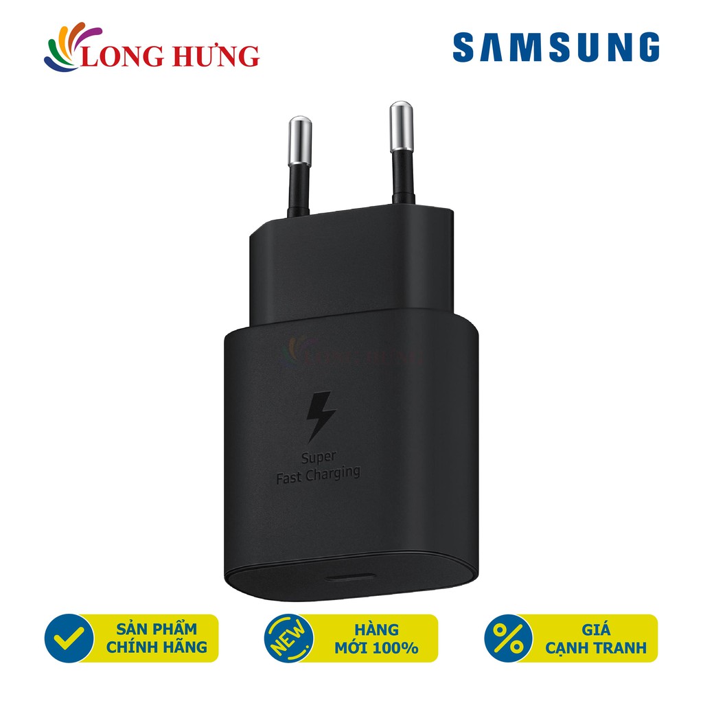 Cốc sạc Samsung Travel Adapter PD25W 1Type-C EP-TA800N - Hàng chính hãng - Thiết kế nhỏ gọn 1 cổng Type-C tiện dụng