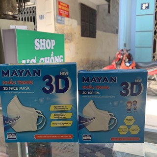 Khẩu trang mayan 3d