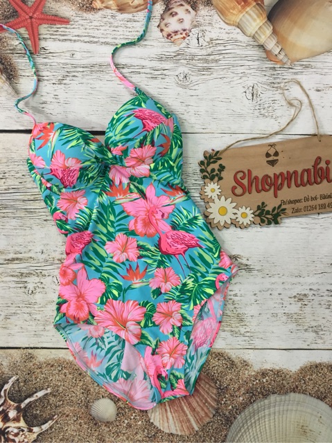 Đồ bơi bikini 1 mảnh hoa siêu đẹp