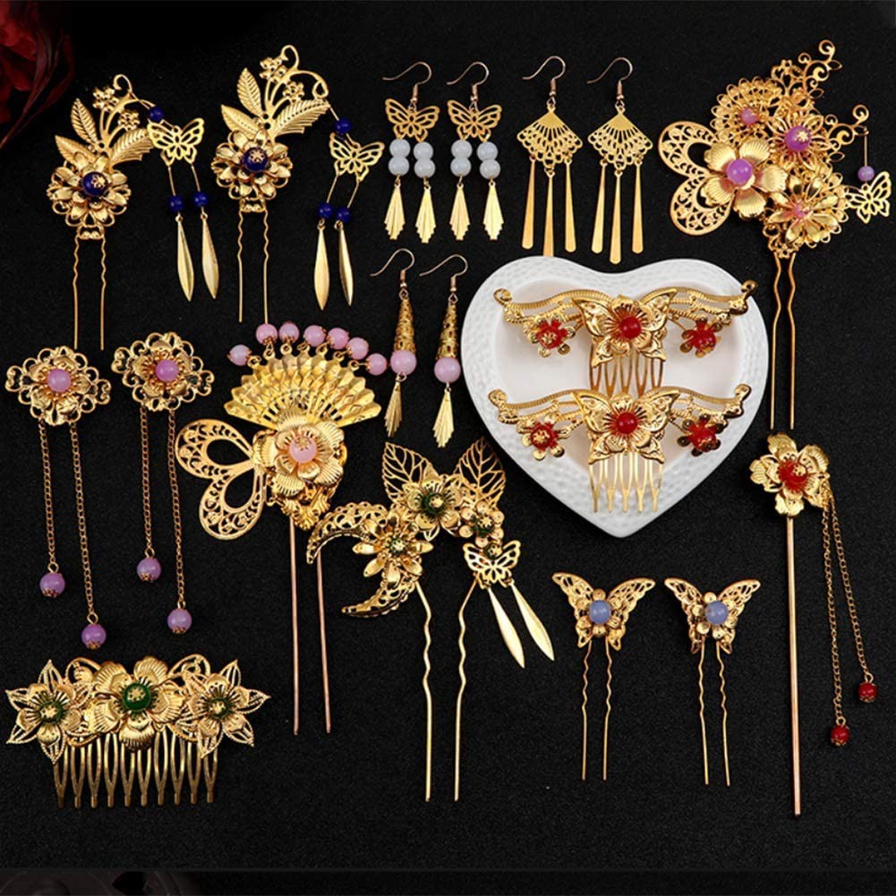 SET nguyên liệu phụ kiện làm trang sức cổ trang