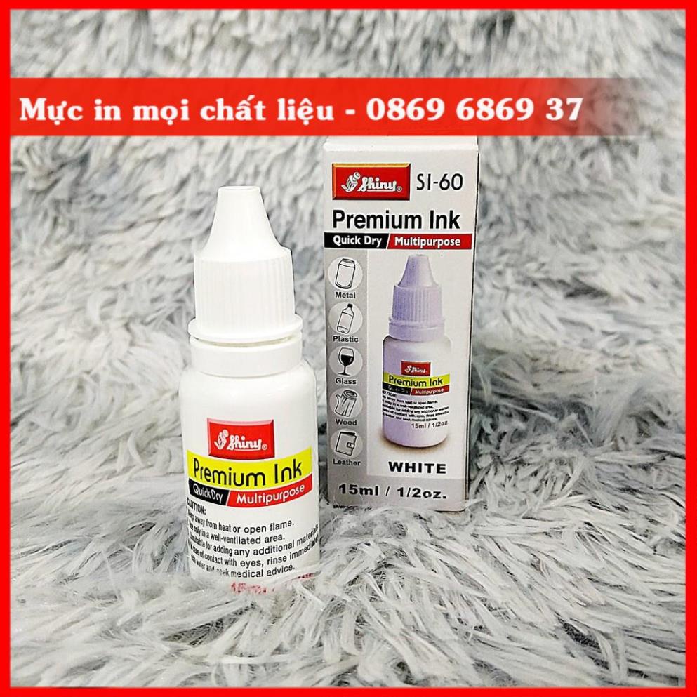 Mực Dấu Shiny Chuyên Dụng Đóng Lên Mọi Chất Liệu Không Phai - SI61/SI62/SI63  Minh in