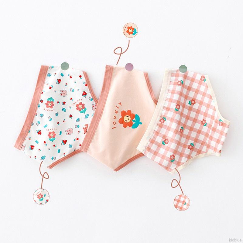 Quần lót cotton thoáng khí thời trang mùa hè phong cách Hàn Quốc đáng yêu cho bé