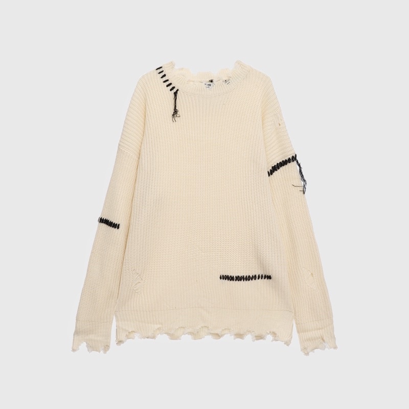 Áo len custom form oversize dropshoulder