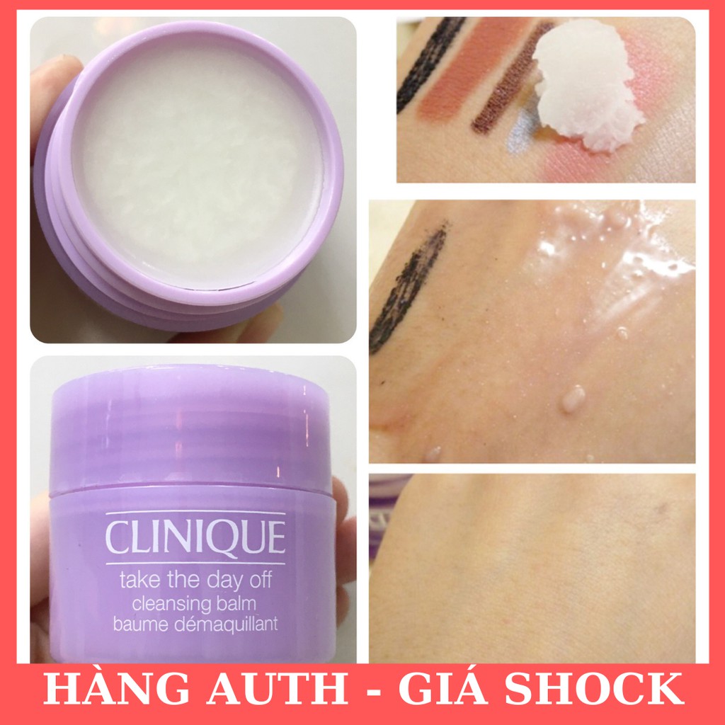[Minisize Showroom Chính Hãng] Sáp tẩy trang Clinique Take The Day Off Cleansing Balm 15ML (mini) | BigBuy360 - bigbuy360.vn