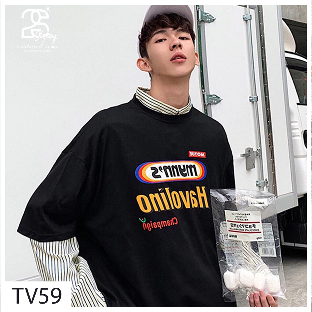 Áo Thun Tay Lỡ 2s Clothing Áo Phông Unisex Nam Nữ Cotton Oversize Form Rộng Giá Rẻ In Chữ Phong Cách StreetWear TV59 | BigBuy360 - bigbuy360.vn