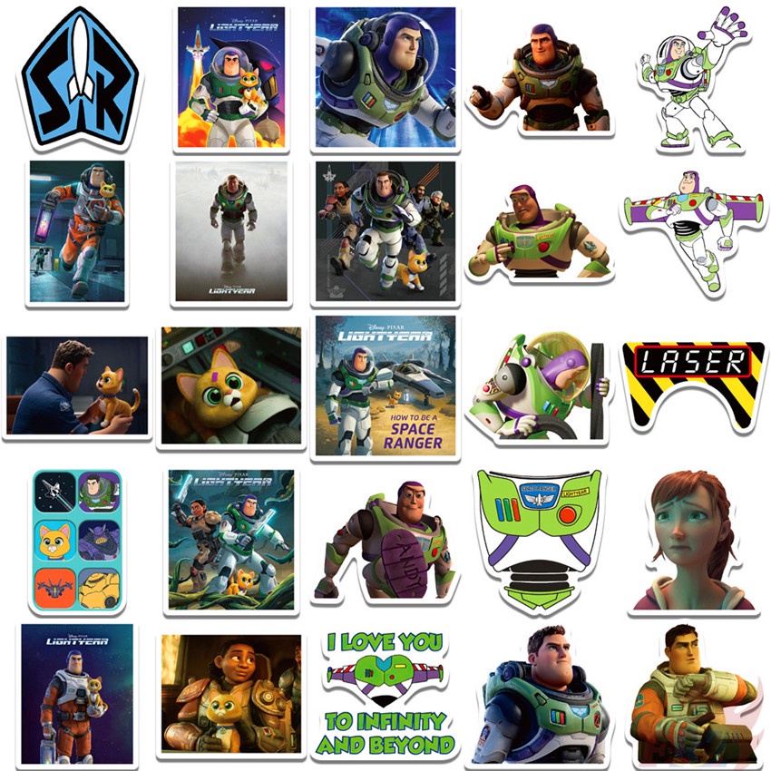❉ Buzz Lightyear Series 01 Stickers ❉ 50Pcs/Set DIY Fashion Waterproof Doodle Decals Stickers