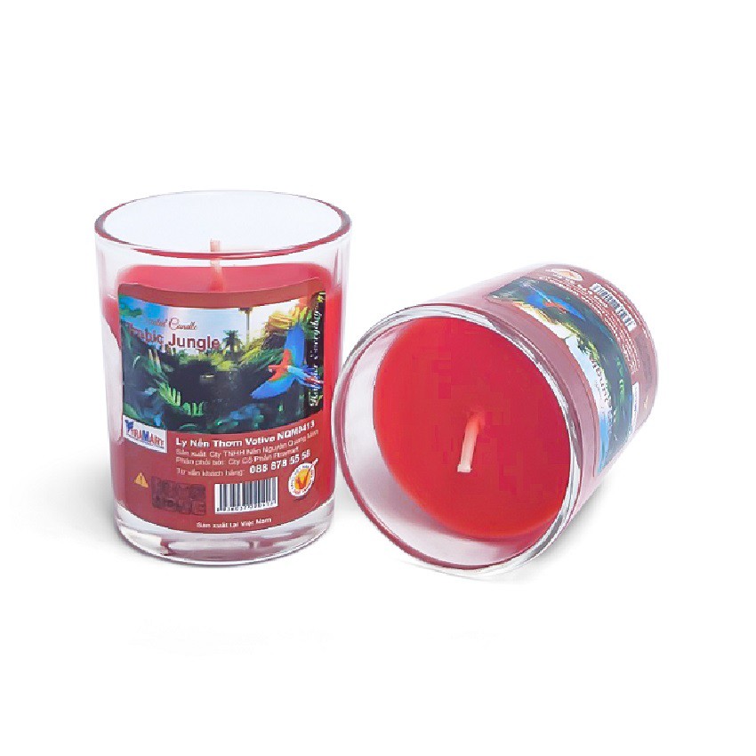 Combo 2 ly nến thơm votive Miss Candle FTRAMART NQM0413 Tropic Jungle (Hương trái cây)