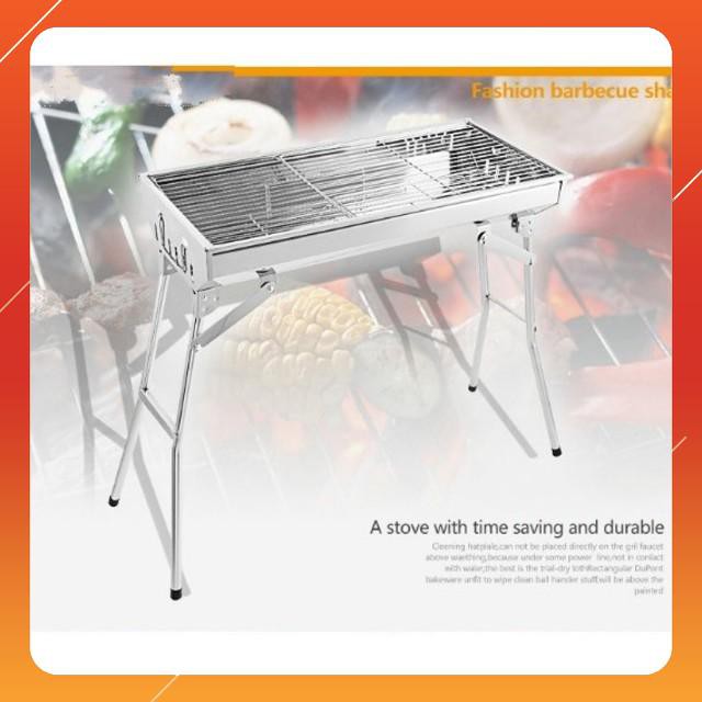 Lò nướng than Inox BBQ ngoài trời Korean 2020 - Best Seller Tony