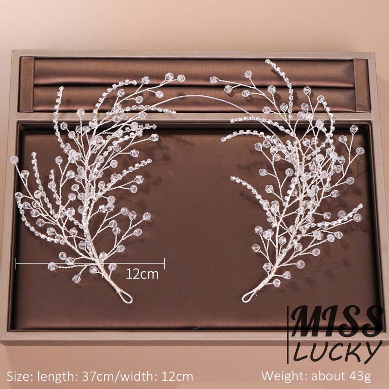 Phụ kiện cài tóc hình nhành hoa thời trang thanh tú cho cô dâu