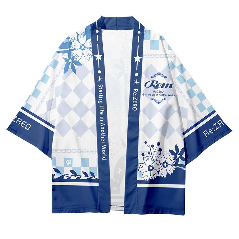 Áo choàng kimono hóa trang nhân vật Anime Rem Haori độc đáo