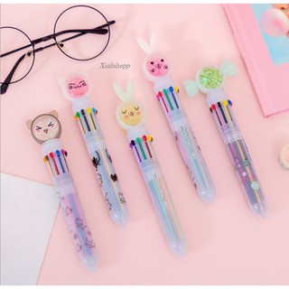 Bút Bi 10 Màu Các Loại