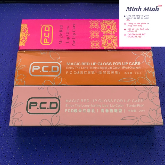 Dưỡng Pcd kích màu môi phun xăm / Dcpx Minh Minh