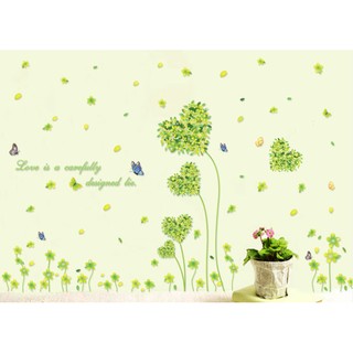Decal dán tường cây trái tim