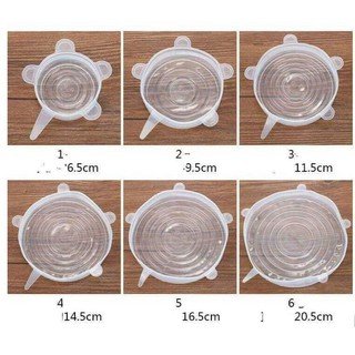 Sét 6 lắp silicon bảo quản thực phẩm