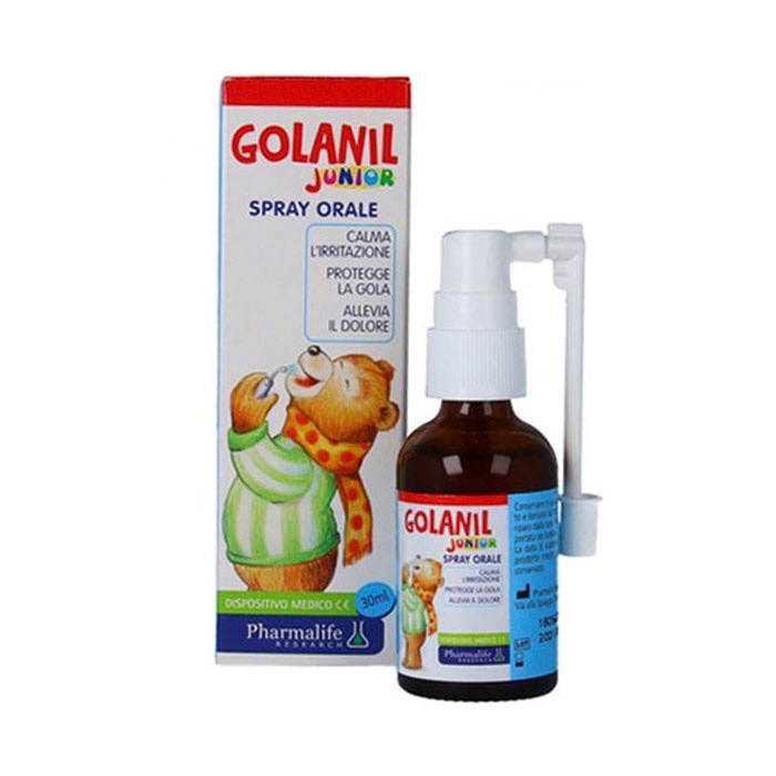Golanil Junior - Xịt Sát Trùng Họng Giảm Ho Tăng Sức Đề Kháng Cho Trẻ