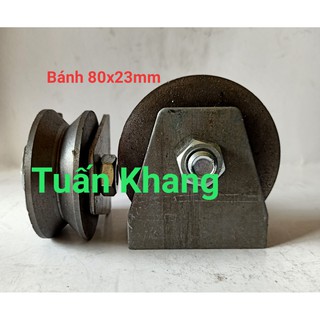 Bánh xe cửa sắt rãnh V