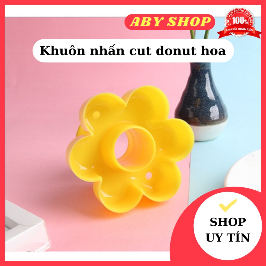 Khuôn nhấn cut donut hoa ⚡ HÀNG LOẠI 1 ⚡ khuôn nhấn bánh tạo hình hoa độc đáo hấp dẫn