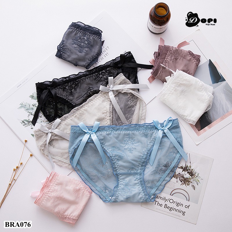 (BRA076) Quần lót nữ quần chíp nữ đồ lót gợi cảm sexy chất liệu ren cao cấp