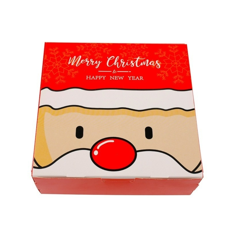 Hộp đựng bánh kẹo hình ông già noel/người tuyết chất lượng cao thân thiện với môi trường
