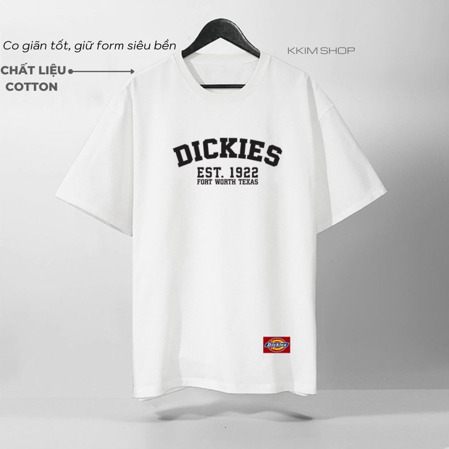 Áo Thun Tay Lỡ Dickies, áo phông Unisex nam nữ Form rộng oversize, chất liệu Cotton. KKIMShop
