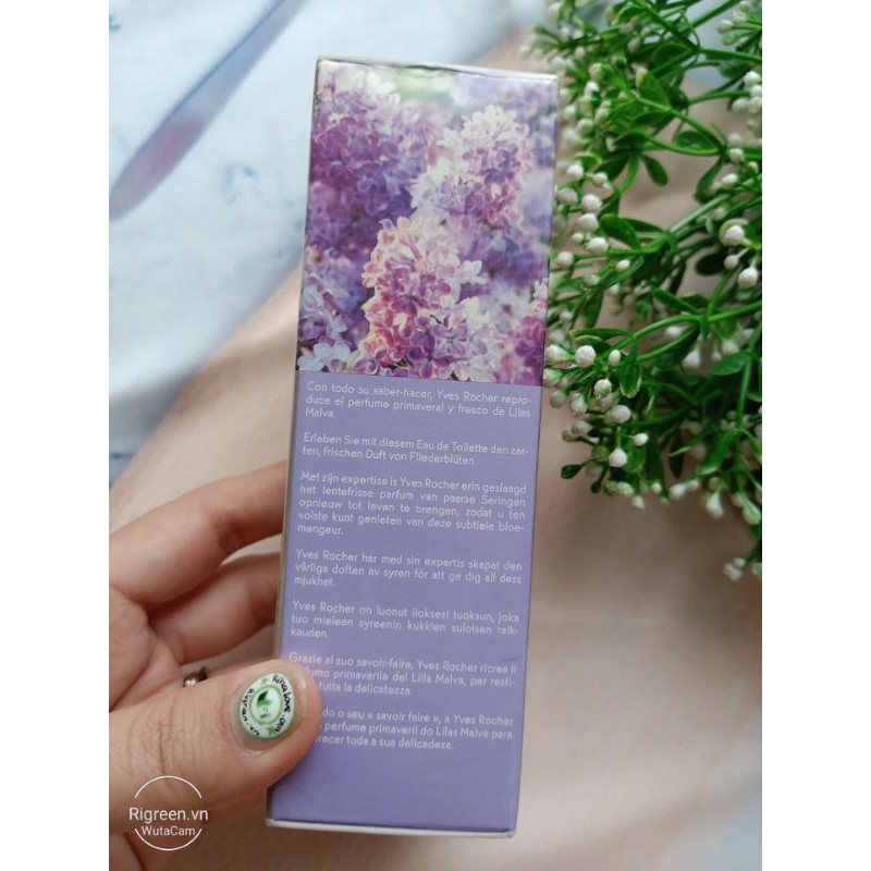 Nước hoa Purple Lilac Tử đinh hương 100ml Yves Rocher