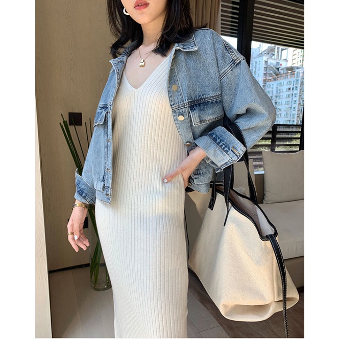 Đầm Dệt Kim Hai Dây Dáng Ôm Thời Trang Mùa Hè Cho Nữ