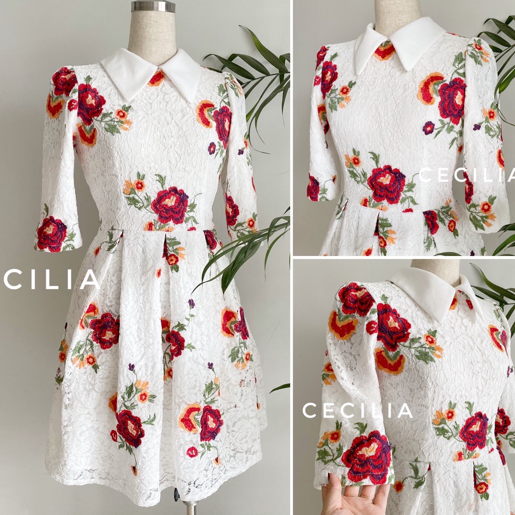 Váy ren hoa CECILIA