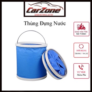 Xô đựng nước gấp gọn – dùng đựng nước rửa xe – xô đựng nước đa năng , tiện dụng