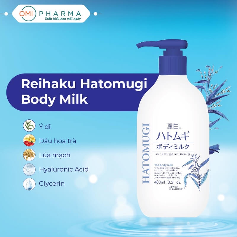 [Kèm Hộp Quà] Combo Sữa Dưỡng Thể Nâng Tone SPF31 PA+++ 250ml &amp; Sữa Dưỡng Thể Ban Đêm 400ml Hatomugi Nhật Bản
