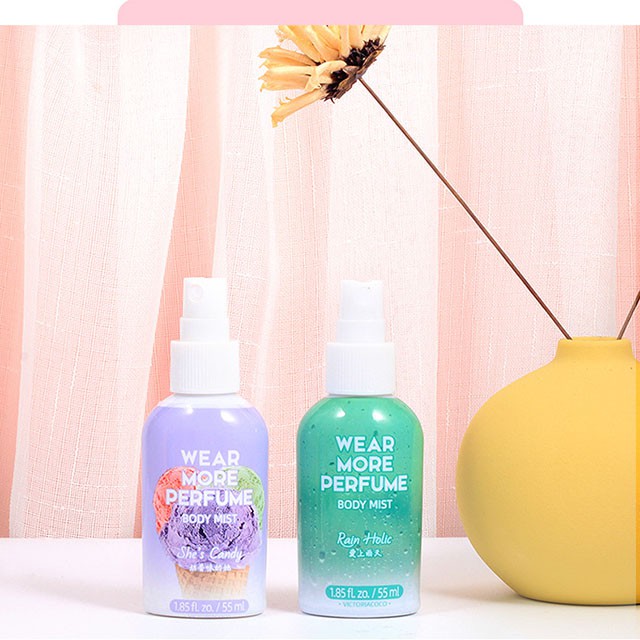 Nước Hoa Nữ Xịt Thơm Body Mist Wear More Perfume Hương Trái Cây 55ml | BigBuy360 - bigbuy360.vn