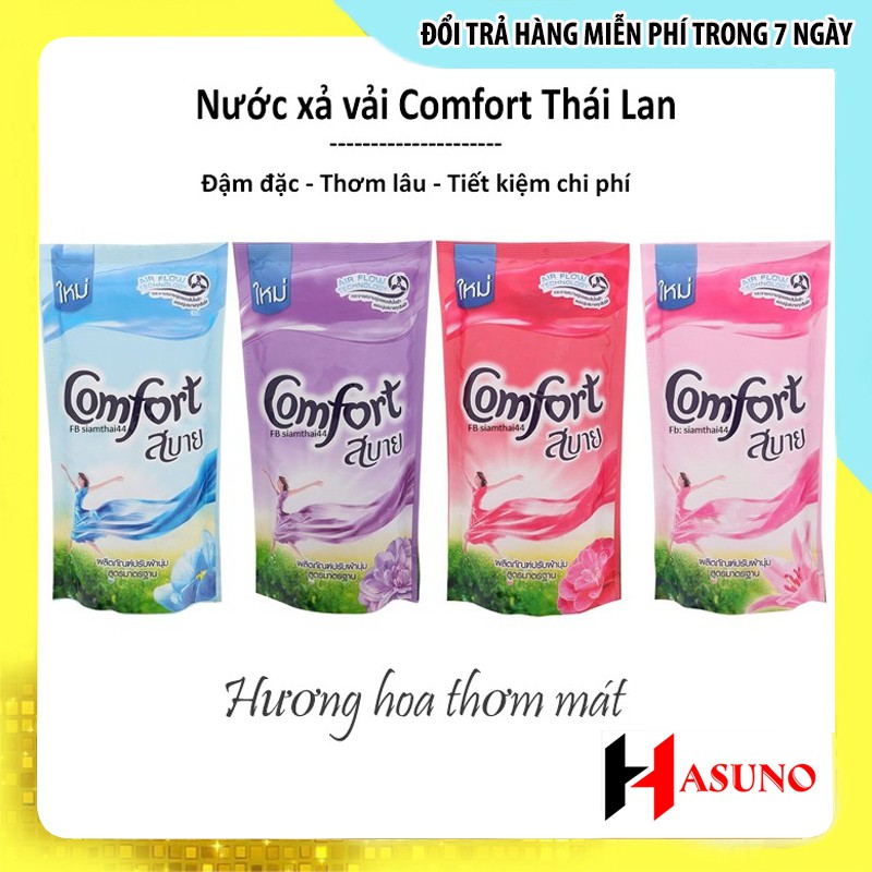 Nước Xả Vải Comfort Thái Lan Túi 580ml Siêu Mềm Thơm