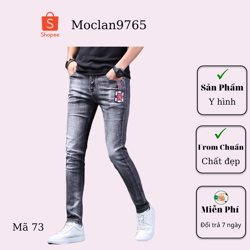 Quần jean nam cao cấp, chất liệu bò ( jean ) mềm mịn, from chuẩn, có nhiều mẫu đi kèm Moclan57