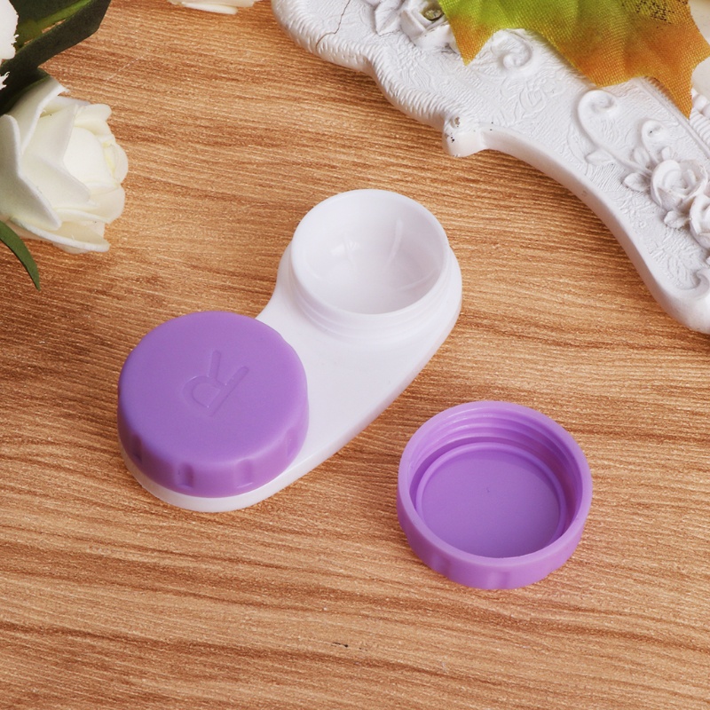 Set 4 Khung Bảo Vệ Kính Áp Tròng Nhiều Màu Sắc Cho Trave