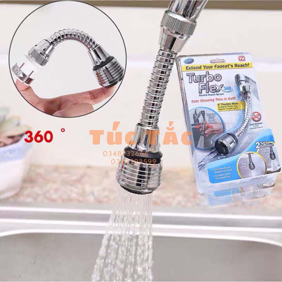 đầu vòi rửa bát tăng áp inox cho bồn rửa- Chợ Túc Tắc - bán cả thế giới