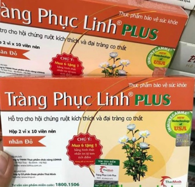 TRÀNG PHỤC LINH PLUS - HỖ TRỢ ĐIỀU TRỊ RUỘT KÍCH THÍCH