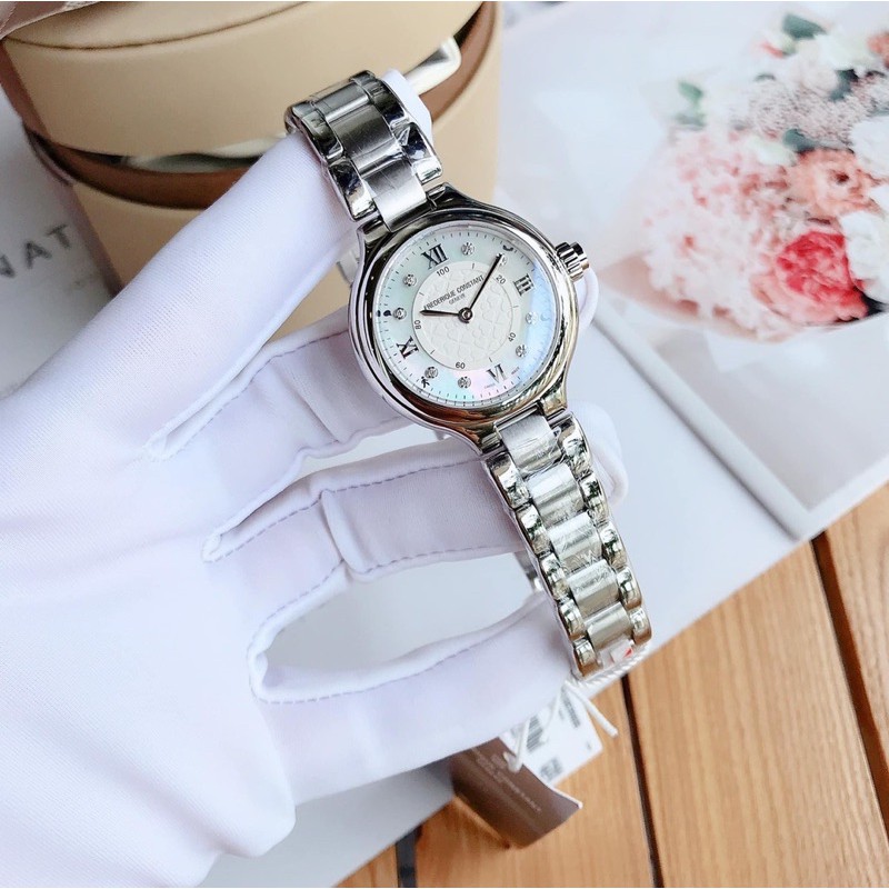 Đồng hồ nữ Fre-derique c0nstant Smartwatch  FC -281 Bản cọc số kim cương .