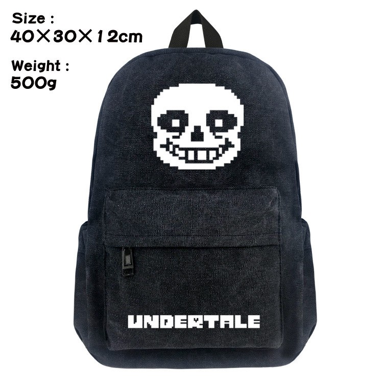 Ba Lô canvas In Hình Game Undertale Sans Cá Tính