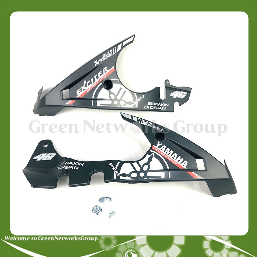 Mỏ cày Exciter 150 nhựa đúc khuôn Màu Đen họa tiết giao ngẫu nhiên Greennetworks