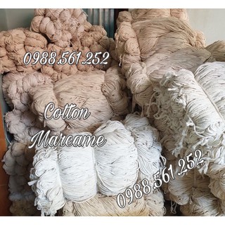 Dây thừng cotton marcame - decor setup - handmade đủ size - trang trí