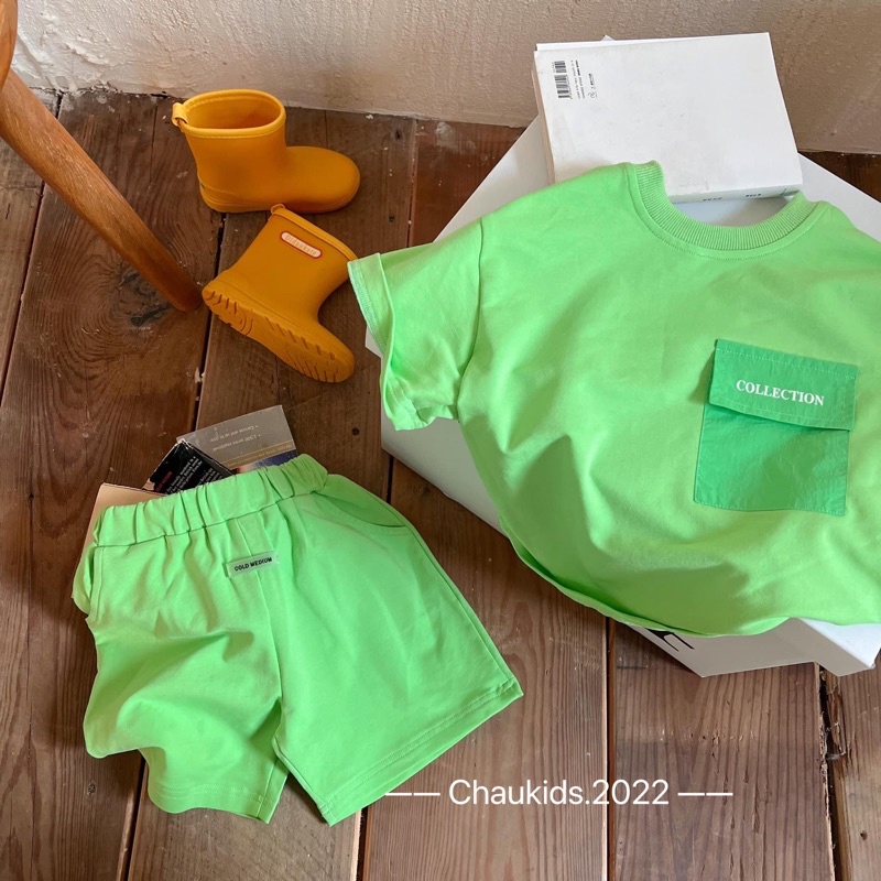 Xả  Bộ collection cotton cho bé trai 20-30kg