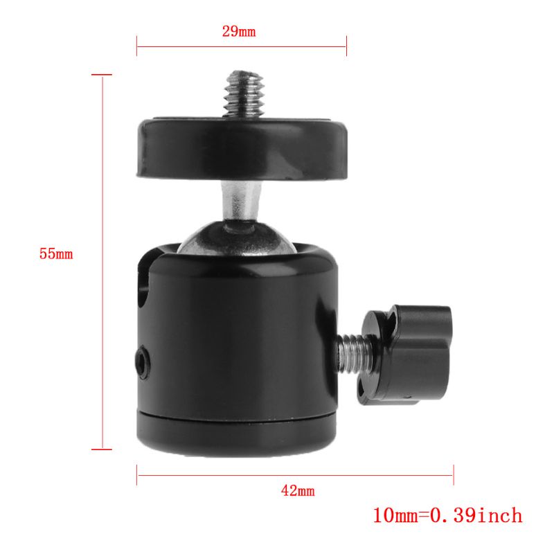 Giá Đỡ Hot Shoe Mini 1 / 4 &quot;Cho Đèn Flash Máy Ảnh Tri