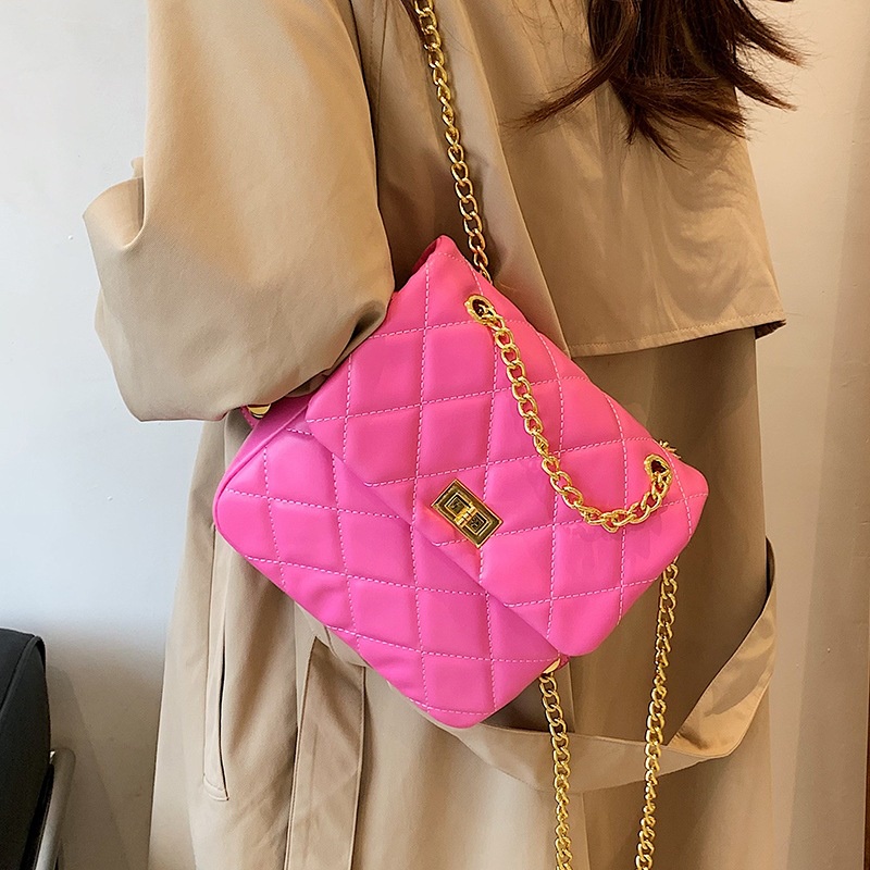 IELGY Túi Đeo Chéo Dây Xích Hình Thoi Đa Năng Thời Trang Cho Nữ