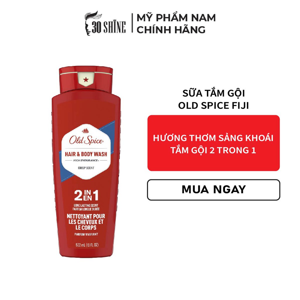 Sữa tắm gội Old Spice 2IN1 High Endurance 532 ml