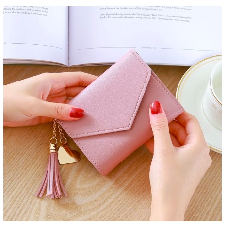 - Ví nữ mini - Ví cầm tay Hàn Quốc nắp vuông kute nhiều màu - Ví_Nữ_VN001