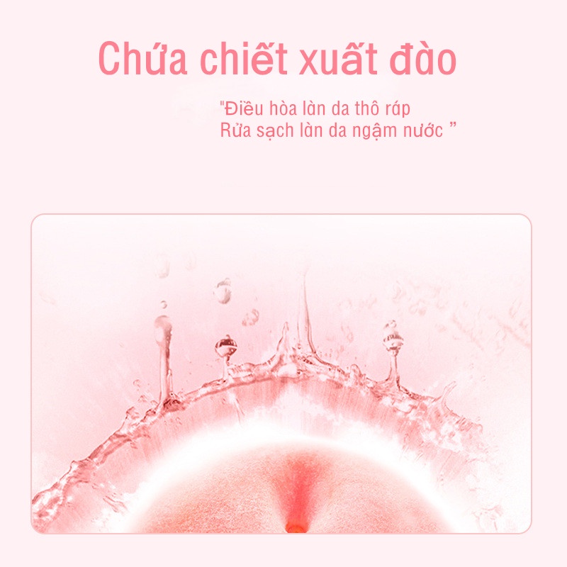 Sữa Rửa Mặt Amino Acid Đào Làm Sạch Sâu Dưỡng Ẩm Se Khít Lỗ Chân Lông