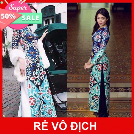 💞 Giảm Kịch Sàn - Áo dài cách tân cô ba - KV1686 Hàng Nhập