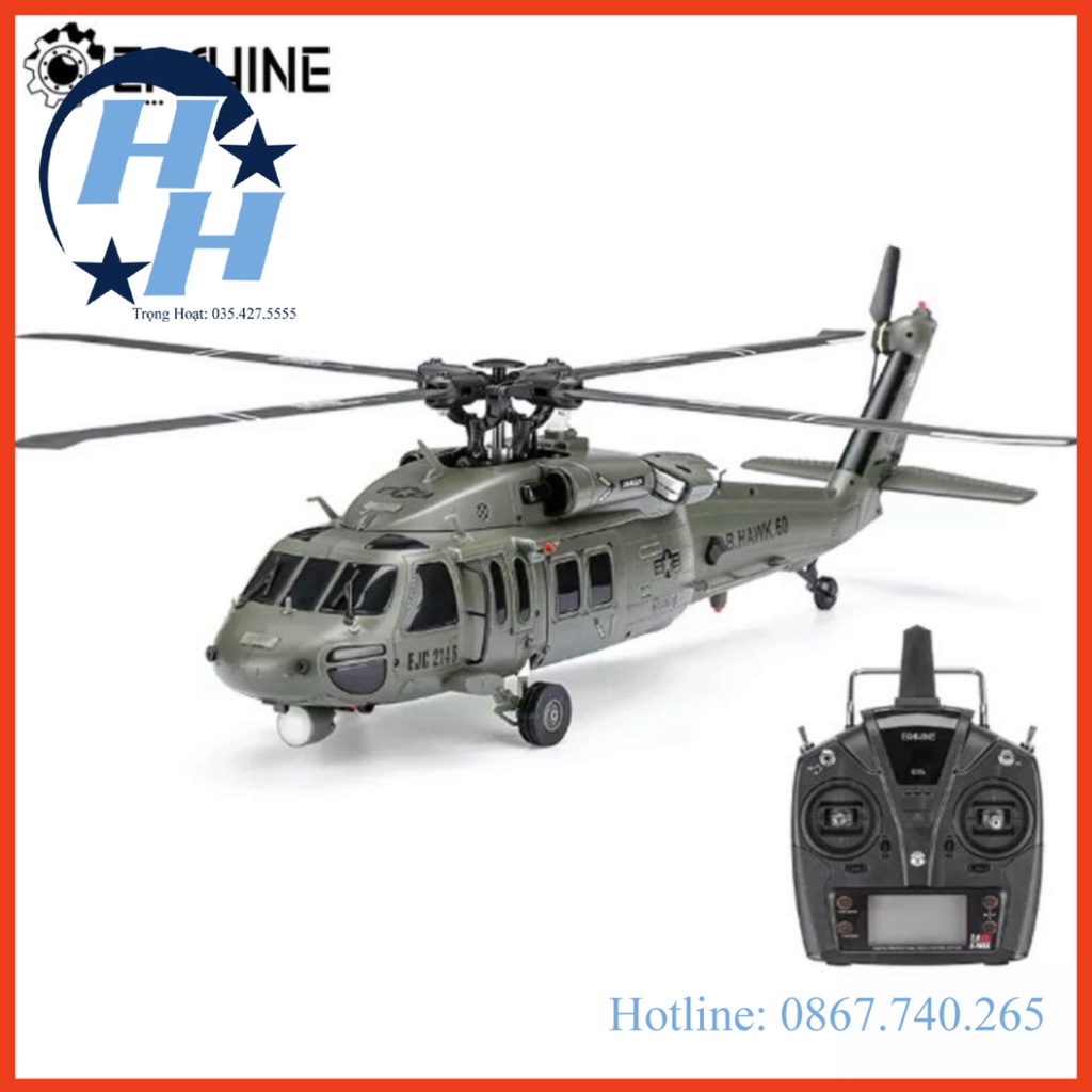 Máy bay điều khiển Heli F09 UH60 6 kênh